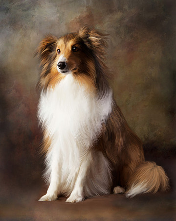 Edited with Digital Brush Strokes