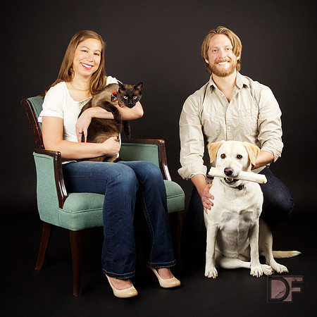 Michaela, James w/Buttercup & Wesley