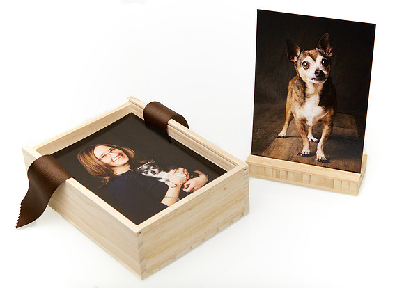 Wood Photo Box