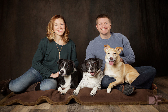 Dorothy & Matt w/Bandit, Bella & Izzie