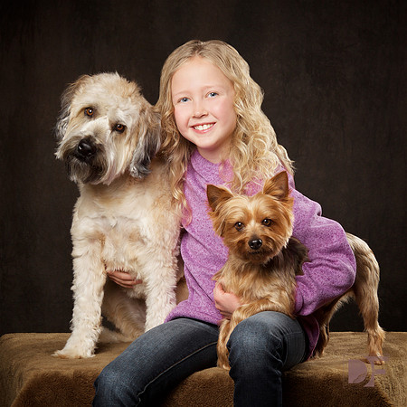 Rylee w/Bandit & Scout