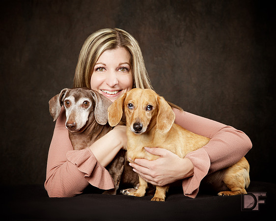 Christine w/Buddy & Ginger