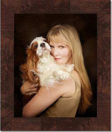 Caroline & Jerome Painterly Framed Dillon